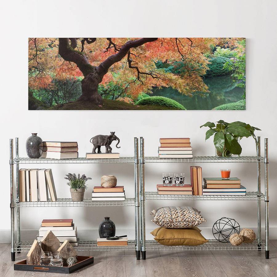 LeinwandMassivholz Bild 180 Japanischer Garten FichteMehrfarbig 60 X Cm I 0vNmw8n