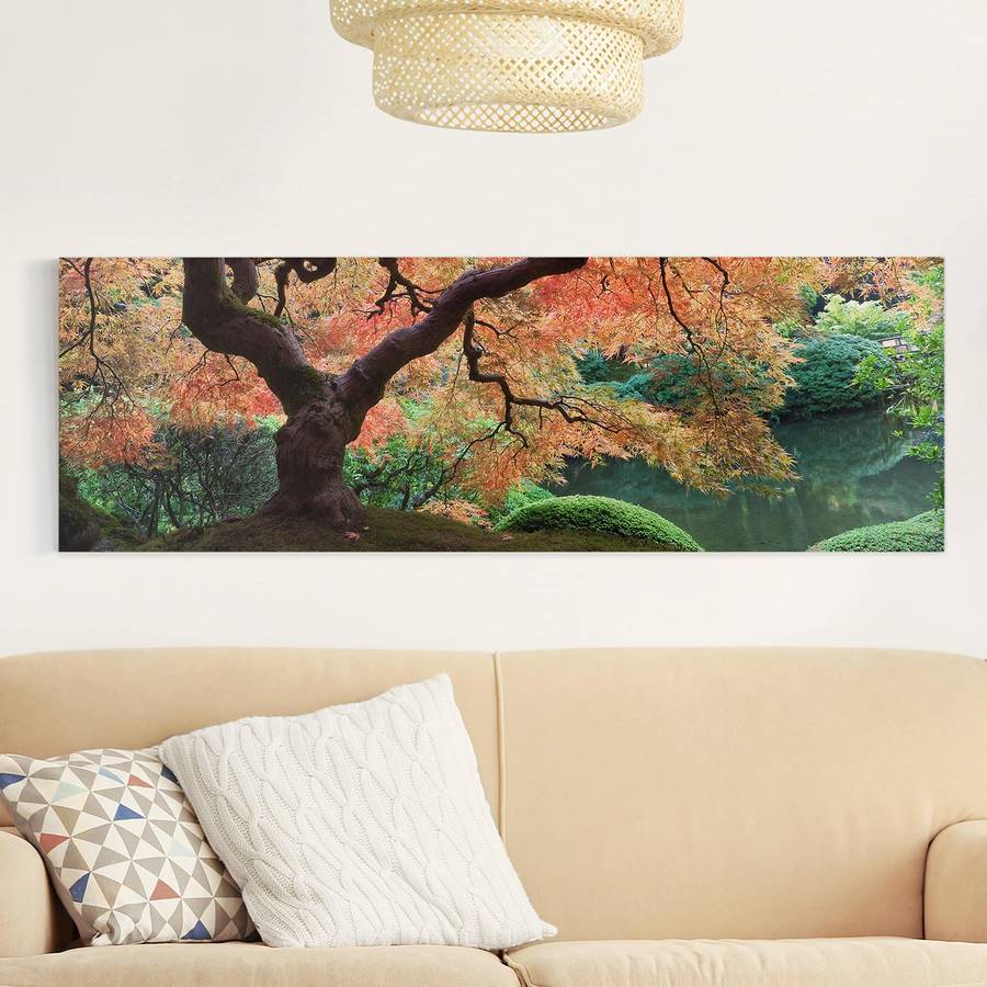 LeinwandMassivholz Bild 180 Japanischer Garten FichteMehrfarbig 60 X Cm I 0vNmw8n