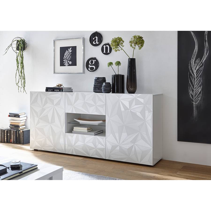 Sideboard Sideboard Prisma Ii Weiß Ii Hochglanz Prisma Hochglanz Prisma Weiß Sideboard HDYW9eE2I