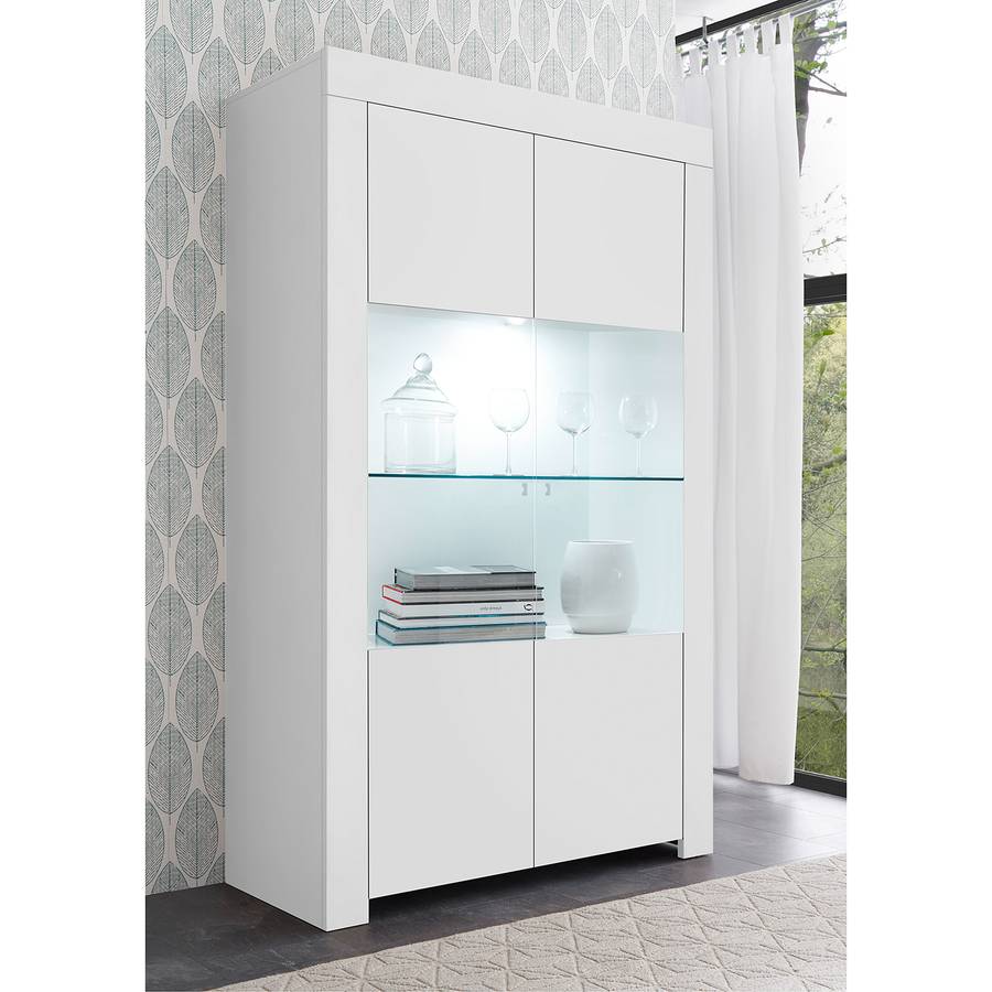 Firenze Matt Vitrinenschrank Vitrinenschrank Weiß Firenze Matt UzMSVpGq