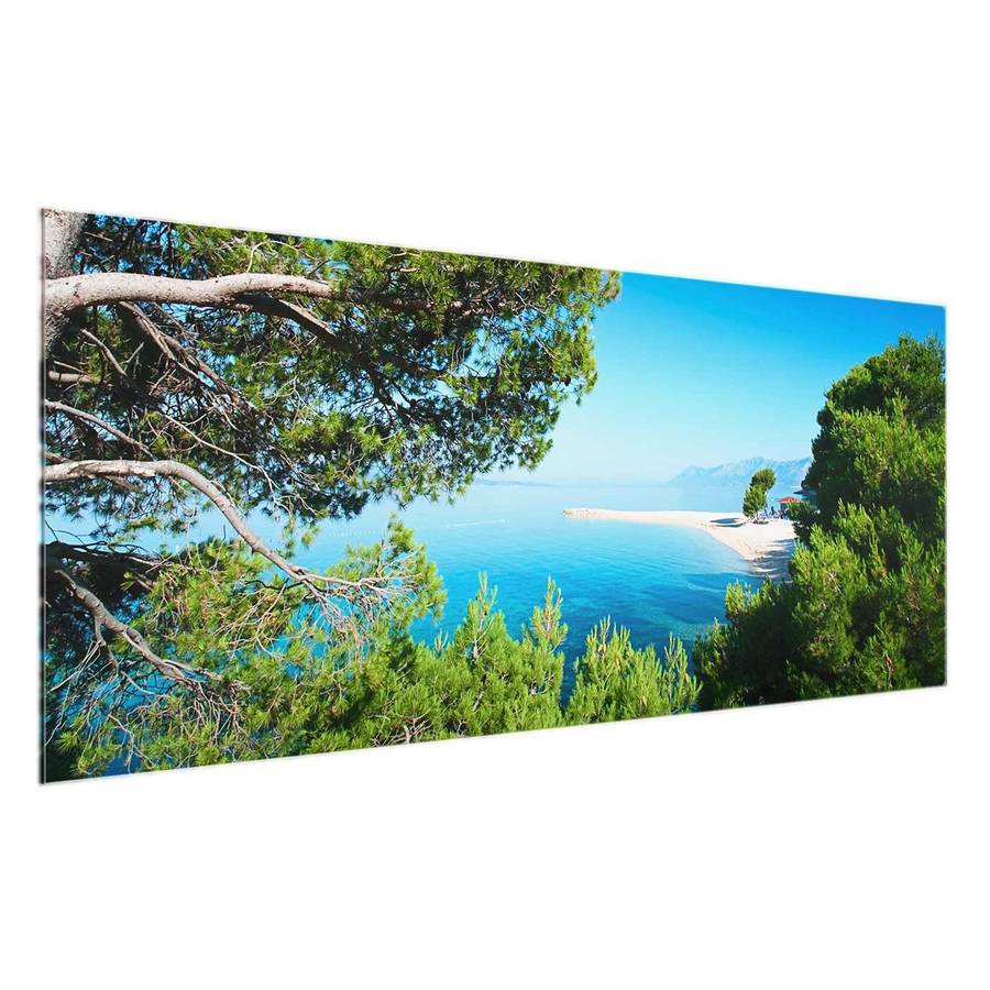 Cm Hidden 50 X Déco Tableau Véritable 125 Paradise RésistantMulticolore Verre dBreCox
