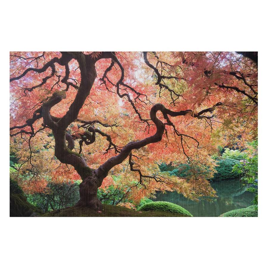 Déco AluminiumMulticolore Cm 120 Tableau Iii Jardin Japonais 80 X SVLqjzMGUp