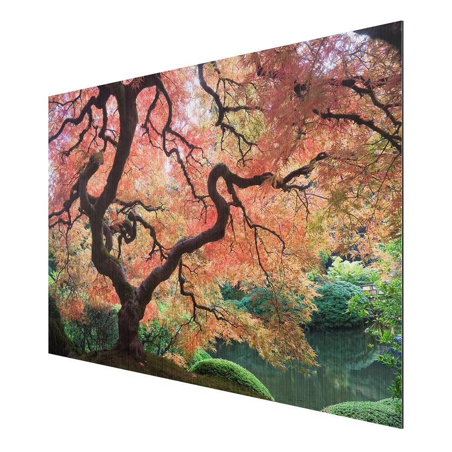 Déco AluminiumMulticolore Cm 120 Tableau Iii Jardin Japonais 80 X SVLqjzMGUp