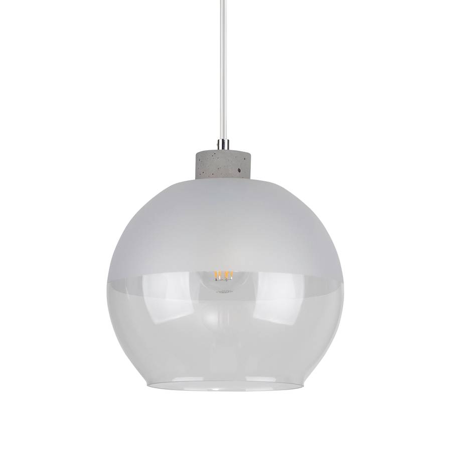Pendelleuchte Pendelleuchte MilchglasBeton1 Fresh Fresh Iii flammig Qrthds