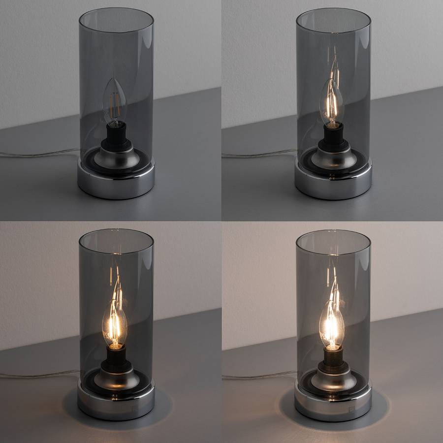 Ii Pinja flammig Ii GlasChrom1 Pinja Tischleuchte flammig Tischleuchte GlasChrom1 g7f6yvIYmb