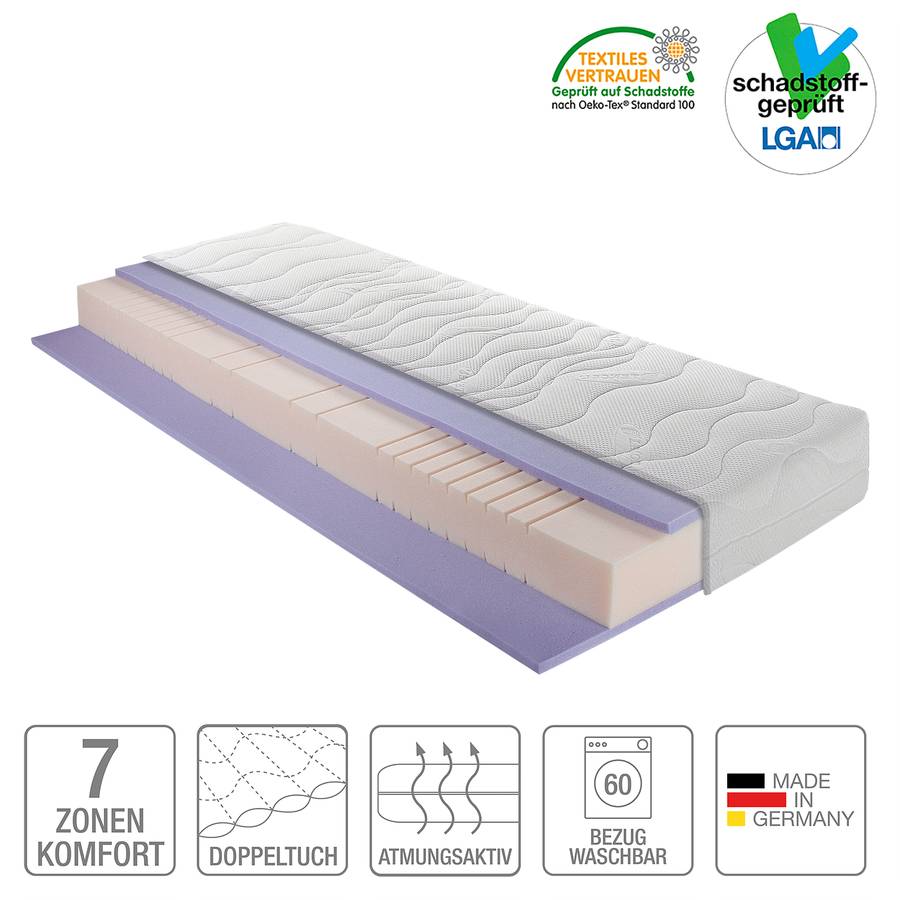 200cm X Basic Gel 7 Mousse Zones140 Souple Sleep D2 Matelas En Froide uTJc3lF1K