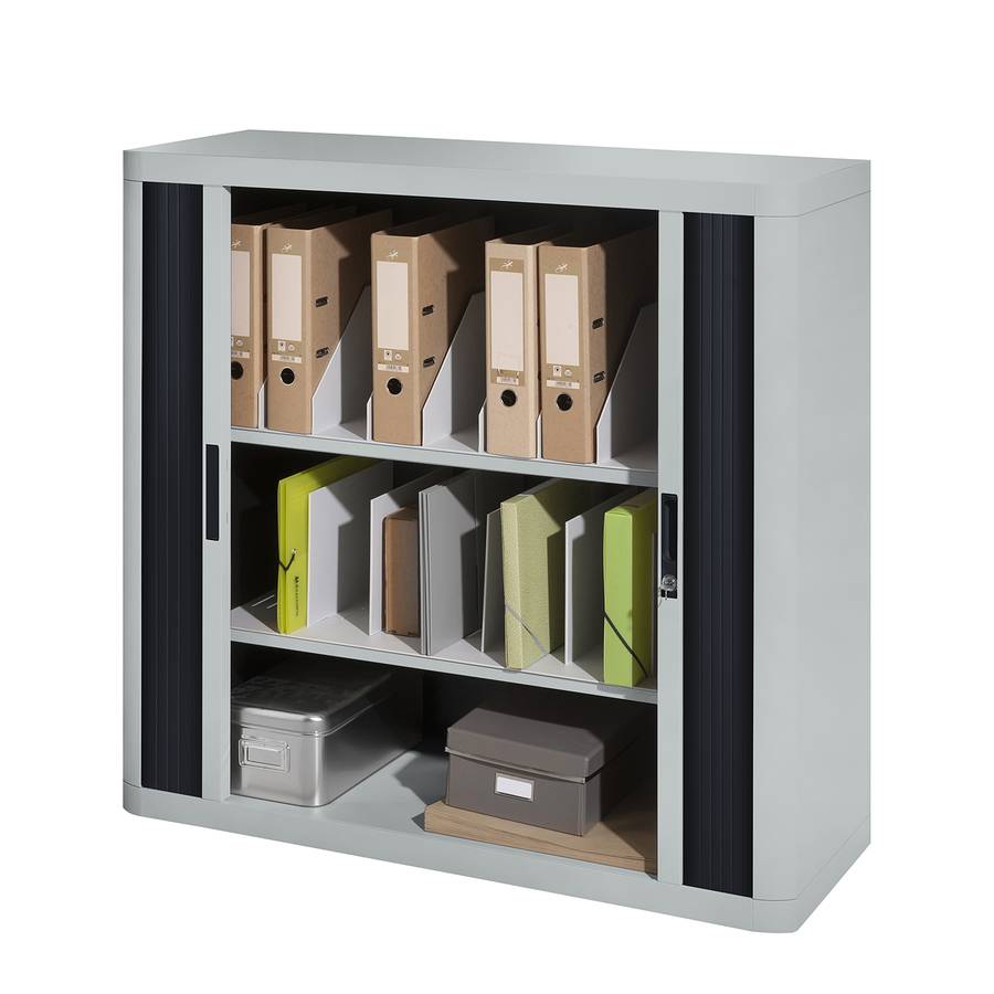 À Cm GrisNoir104 Dossiers Armoire Easyoffice mwyN08nvO