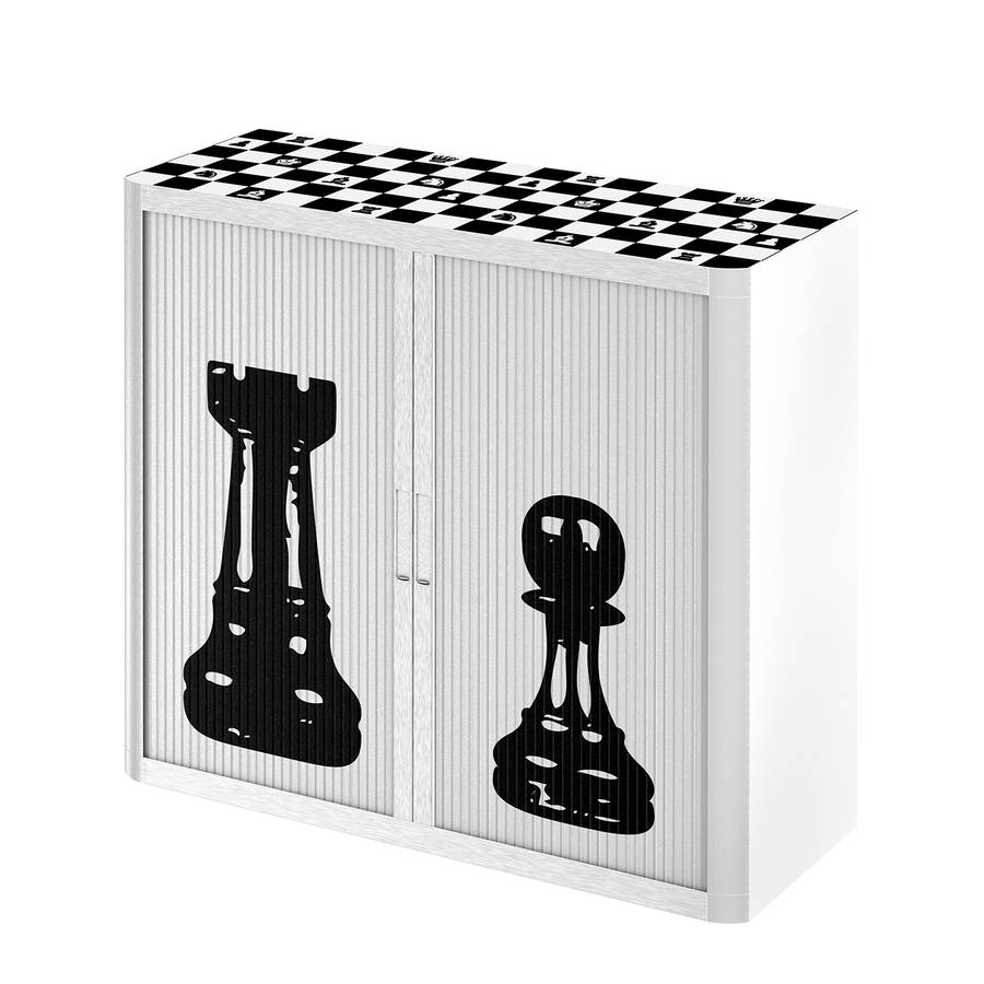 Et Blanc Aktenschrank Noire SchwarzWeiß Easyoffice V kiTPXZOu