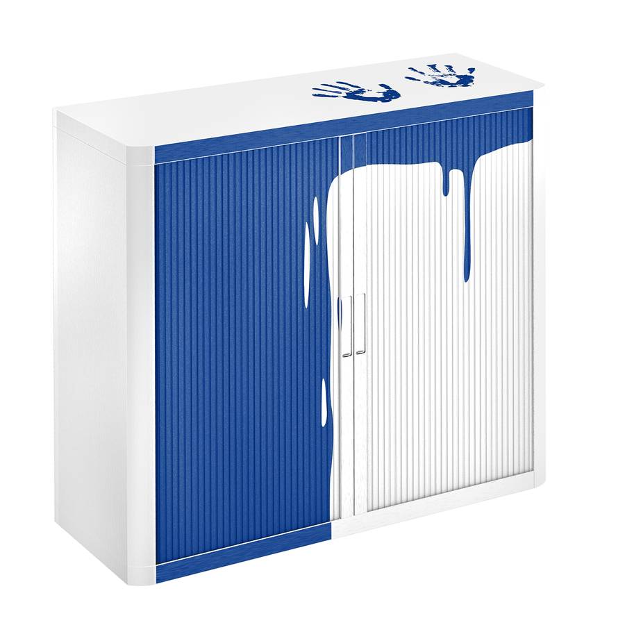 Aktenschrank I Stickers Easyoffice WeißBlau104 Cm Jc3TFKl1
