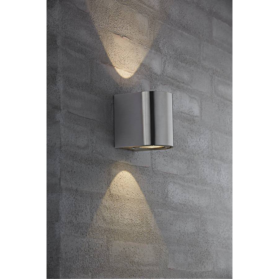 Led Acier Argenté Inoxydable Luminaire Canto 2 Ampoules D'extérieur 7bfIgvY6y