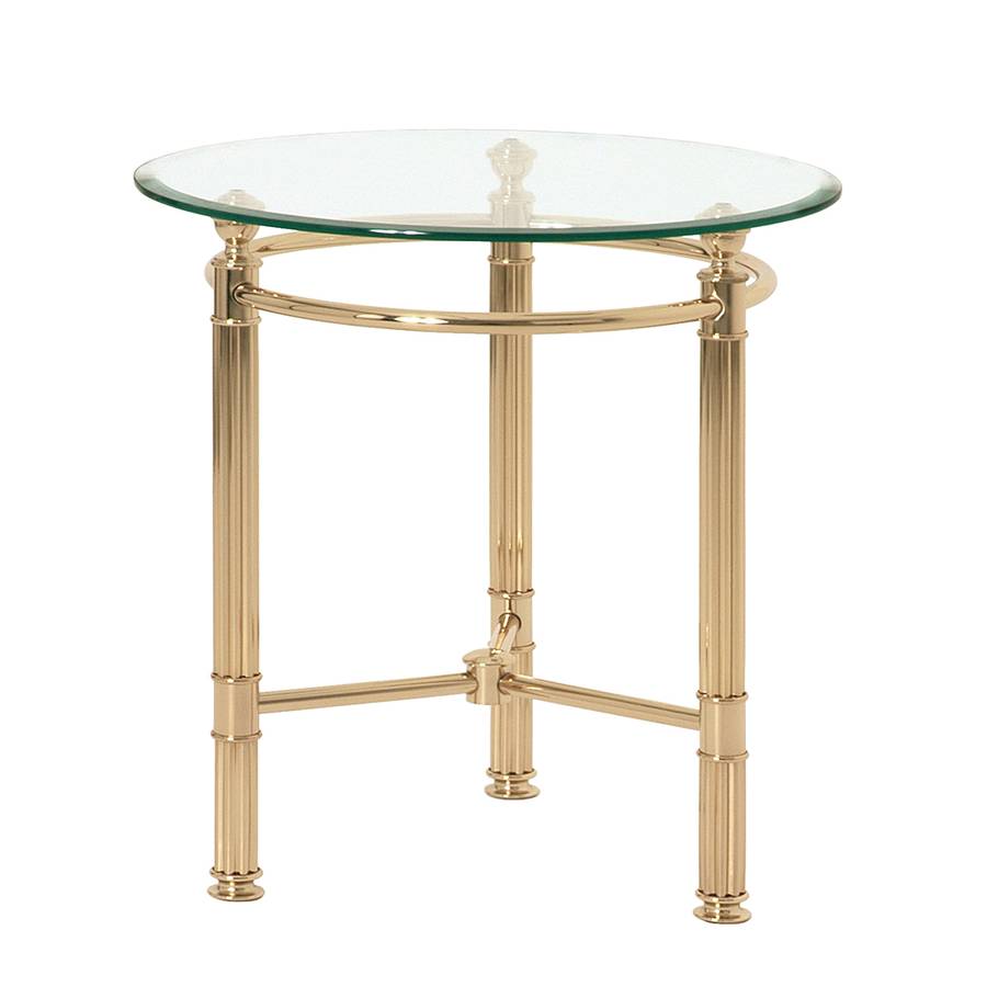 Table Or D'appoint Aube AcierVerrePlaqué Profil Ondulé Facettes À Bord Avec 6IybmY7vfg