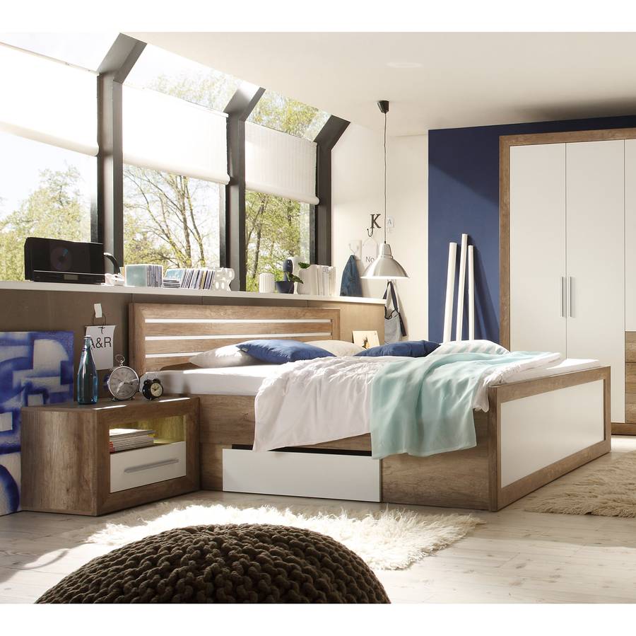 DekorWeiß Bettanlage Bettanlage Rachid Oak Oak DekorWeiß Canyon Canyon Canyon Rachid Oak Rachid Bettanlage m80nwN
