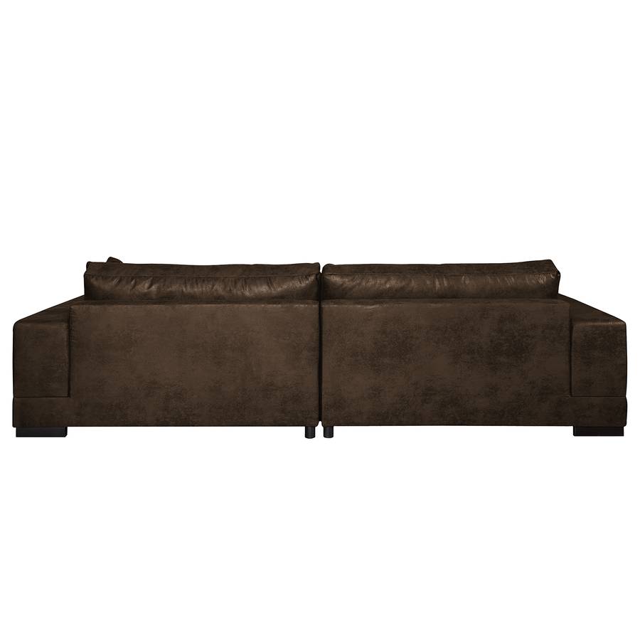 Cuir Mandor Aspect Vieilli Canapé Marron Grand WDI92EHY
