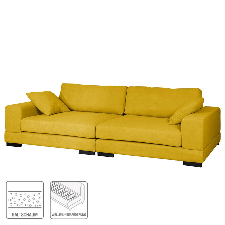 Microfibre Canapé Jaune Grand Mandor Moutarde N0wymO8nv