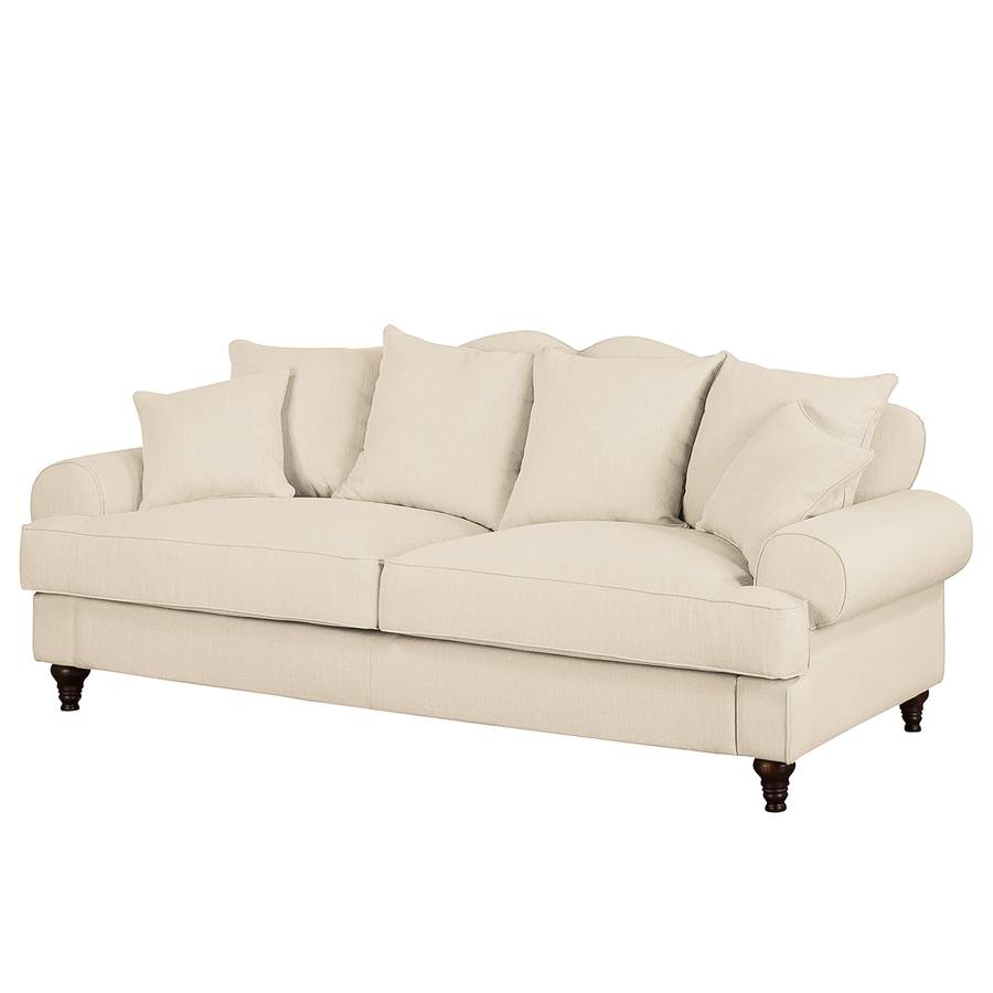 Seelow Tissu Canapé Crème Grand W29EHID
