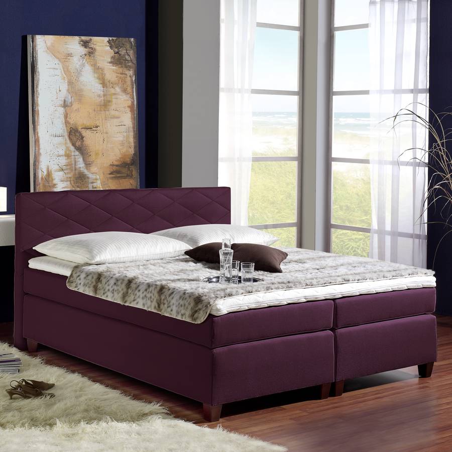 Bonellfederkernmatratze Boxspringbett 100 Harmony X 200cmH2 Violett Kaltschaumtopper sCxotrdhQB