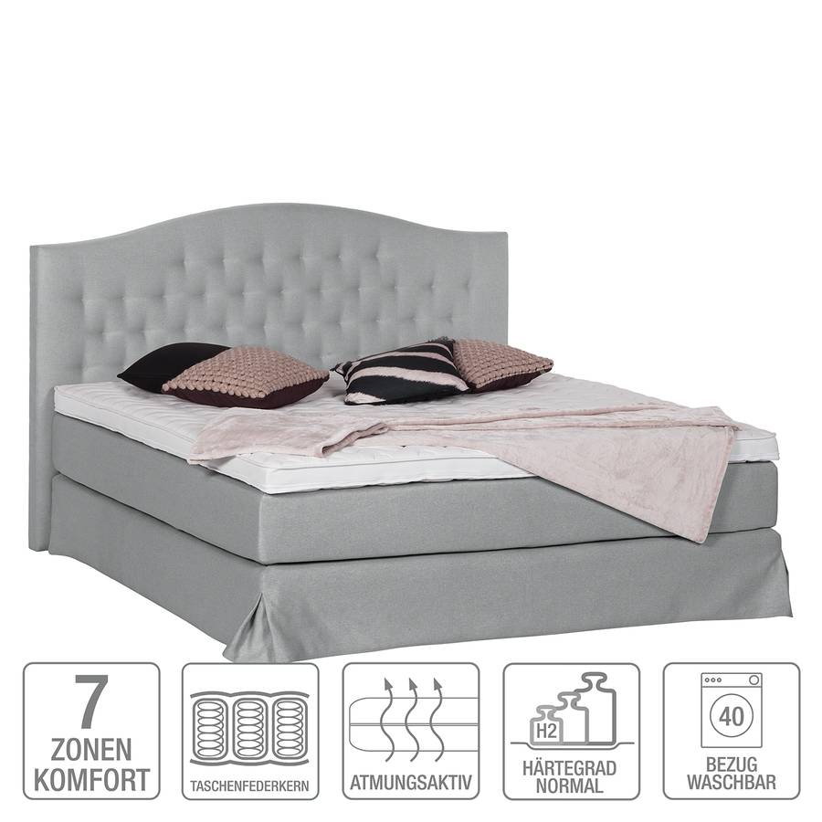 La Gris Clair140 Lit X Boxspring 200cm Chatre htQCsrdBx