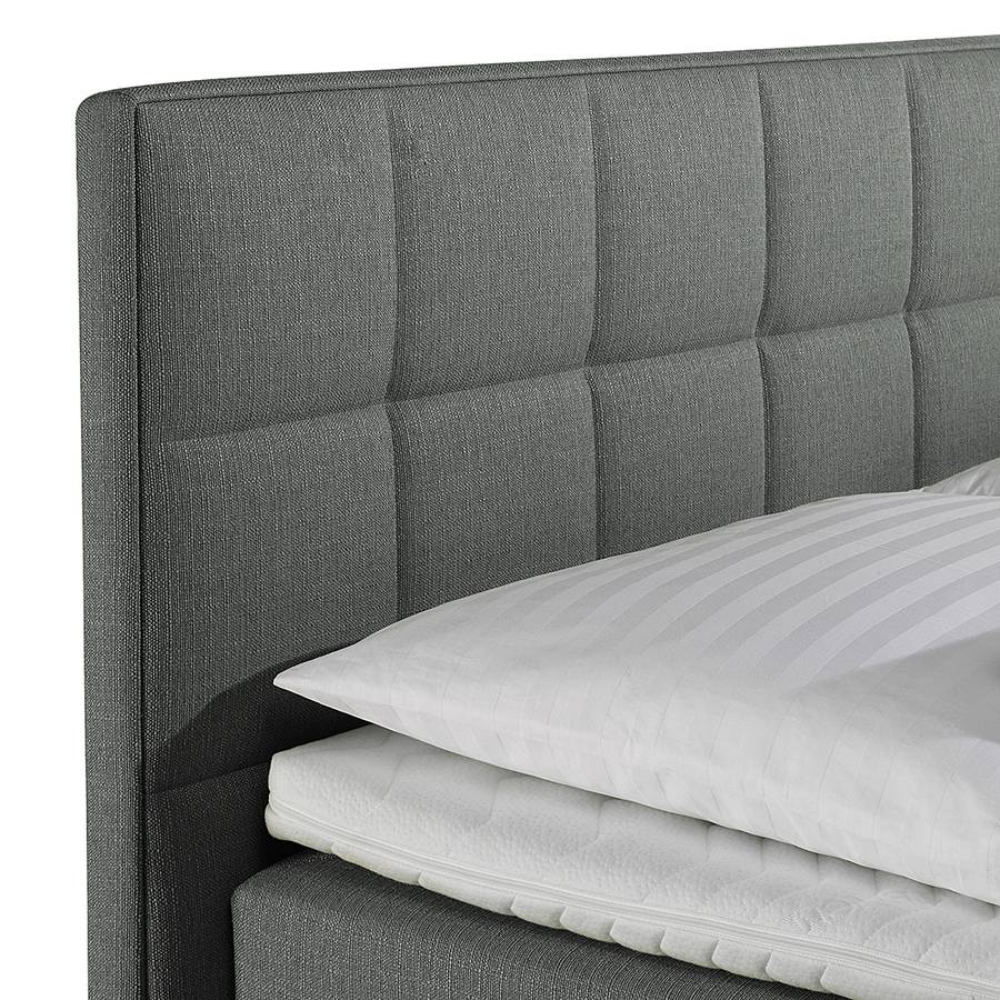 Boxspringbett X Tevin Tonnentaschenfederkernmatratze 160 200cmH2 Anthrazit lKc1uJ3TF