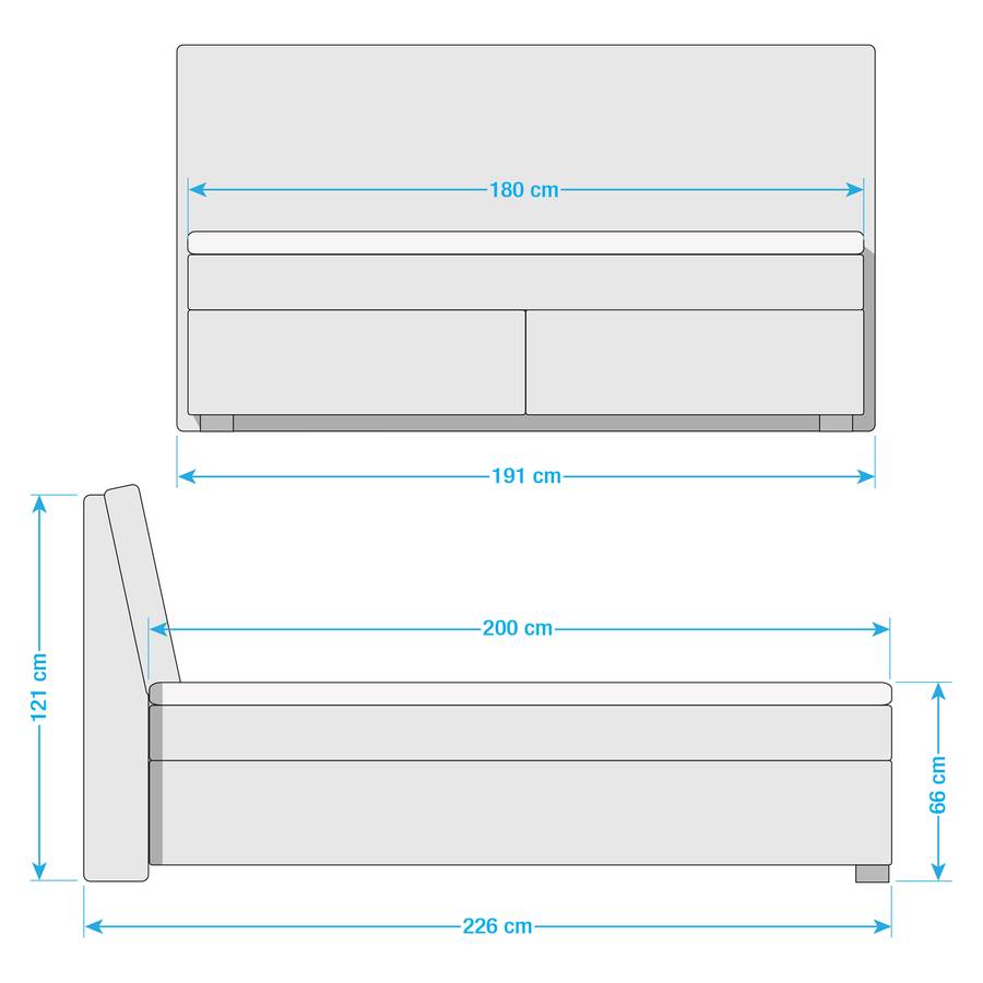 Vidago Lit Lit Vidago Boxspring Boxspring Lit NynvO8P0mw