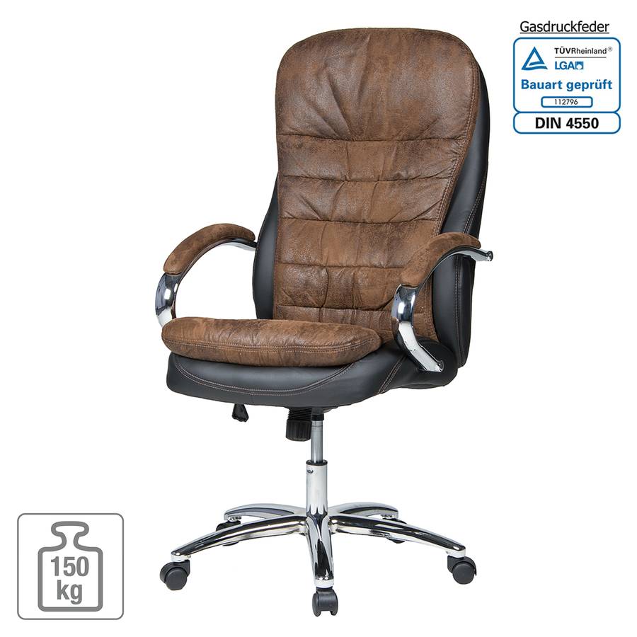 Mads Braun Schwarz Chefsessel KunstlederMikrofaserVintage Chefsessel Mads uXZOPlwkiT