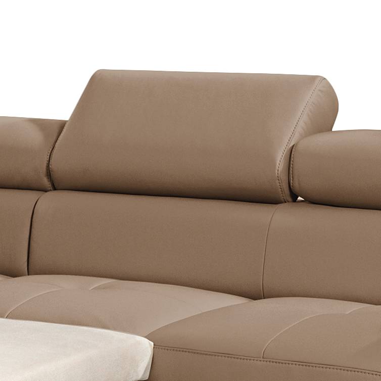 Davorstehend Mit Samu SchlaffunktionKunstleder Links Wohnlandschaft Longchair Nougat FcTKJl1