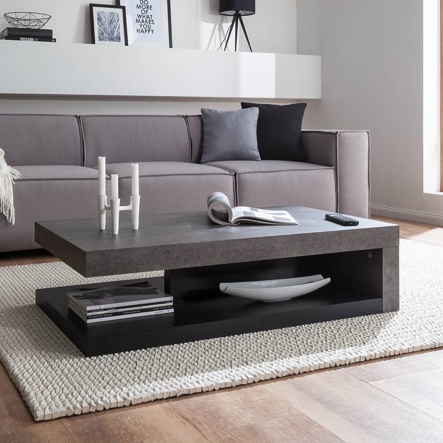 Detroit Couchtisch DekorMatt Detroit Couchtisch Detroit Schwarz DekorMatt Couchtisch Schwarz Beton Beton 8wPX0kOn