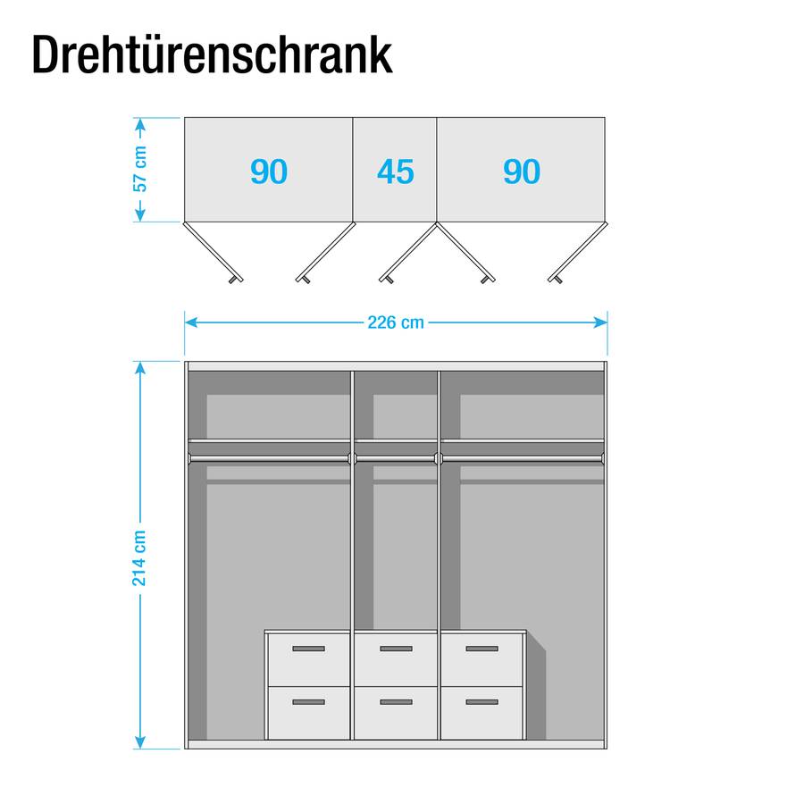 Drehtürenschrank Iii 226 türig Cm5 Annett lF13TKJc