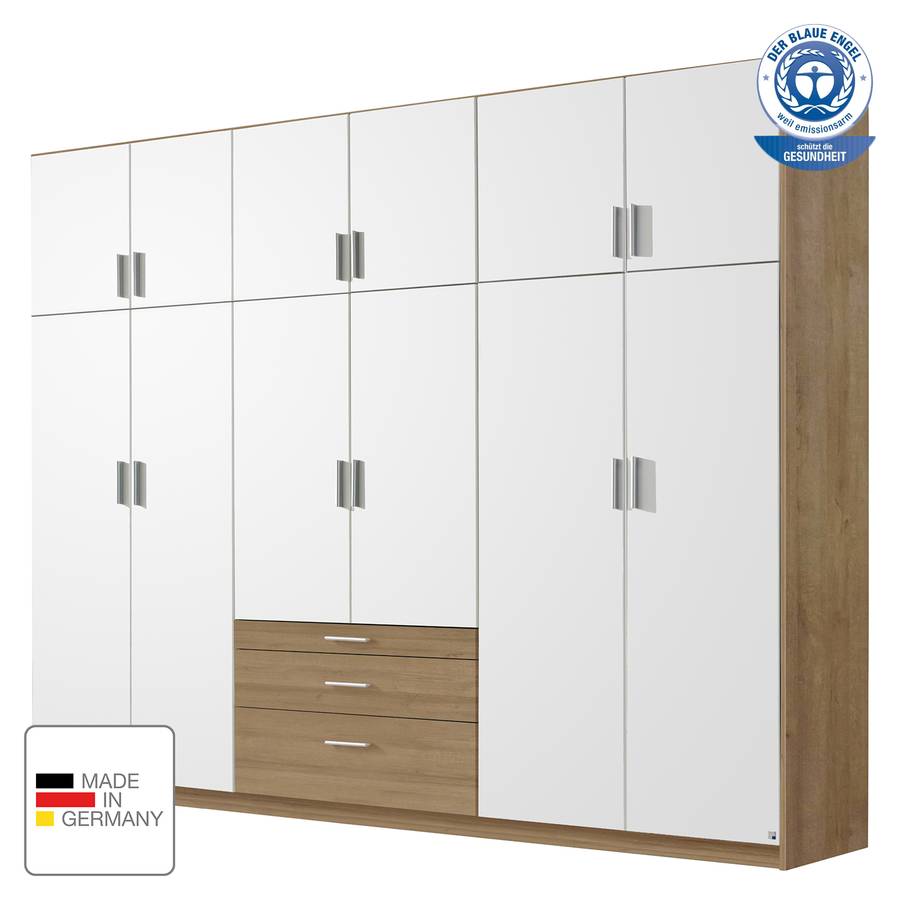 Dekor271 Sonoma Hildesheim Drehtürenschrank Cm AlpinweißEiche hrdtsQ