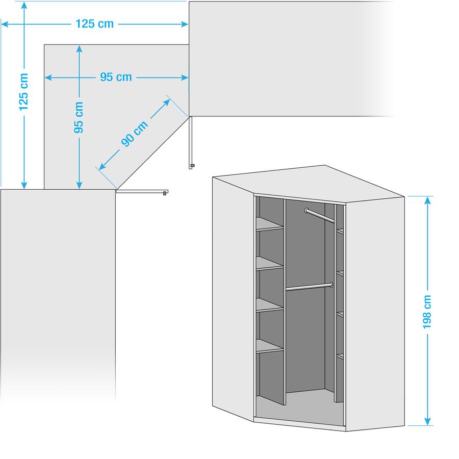 Eckschrank Eckschrank Julanmit Eckschrank Julanmit SpiegelAlpinweiß SpiegelAlpinweiß ZuOXikTP