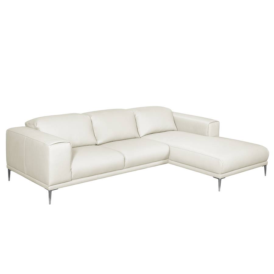 Echtleder Davorstehend Rechts Beloha WeißLongchair Ecksofa 2IYDeE9WH
