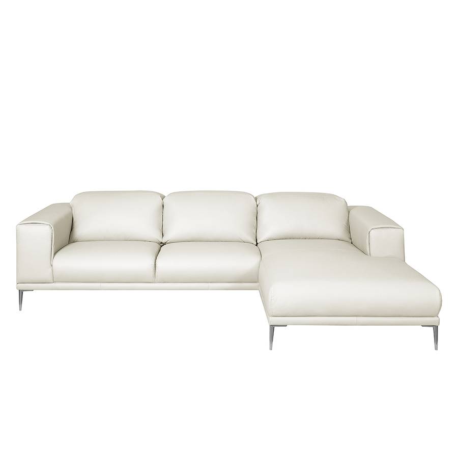Echtleder Davorstehend Rechts Beloha WeißLongchair Ecksofa 2IYDeE9WH