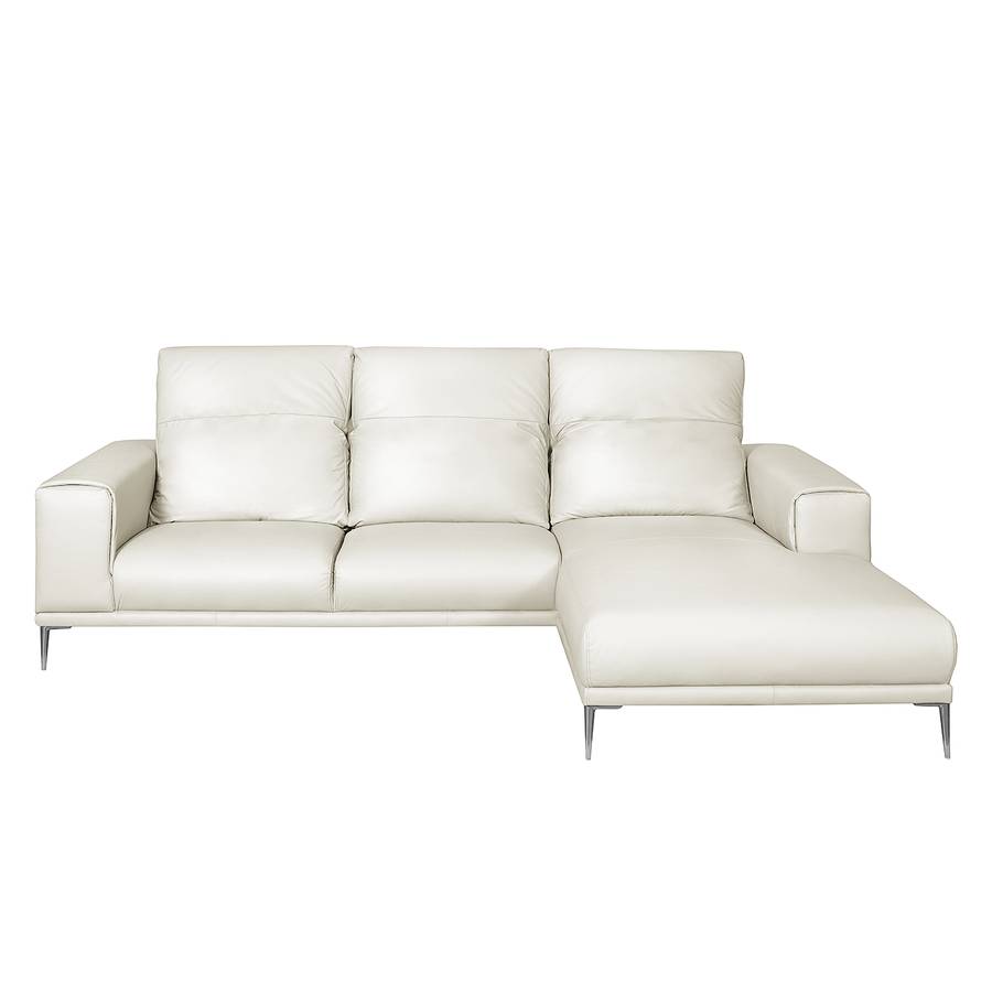Echtleder Davorstehend Rechts Beloha WeißLongchair Ecksofa 2IYDeE9WH