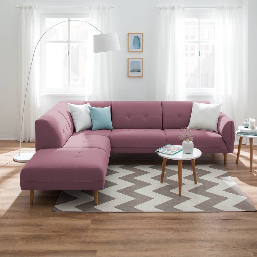 Cala FaceBeige OstaLila Ii Méridienne Gauchevue Tissu Structuré À D'angle Longue Canapé De 8wO0nPkX