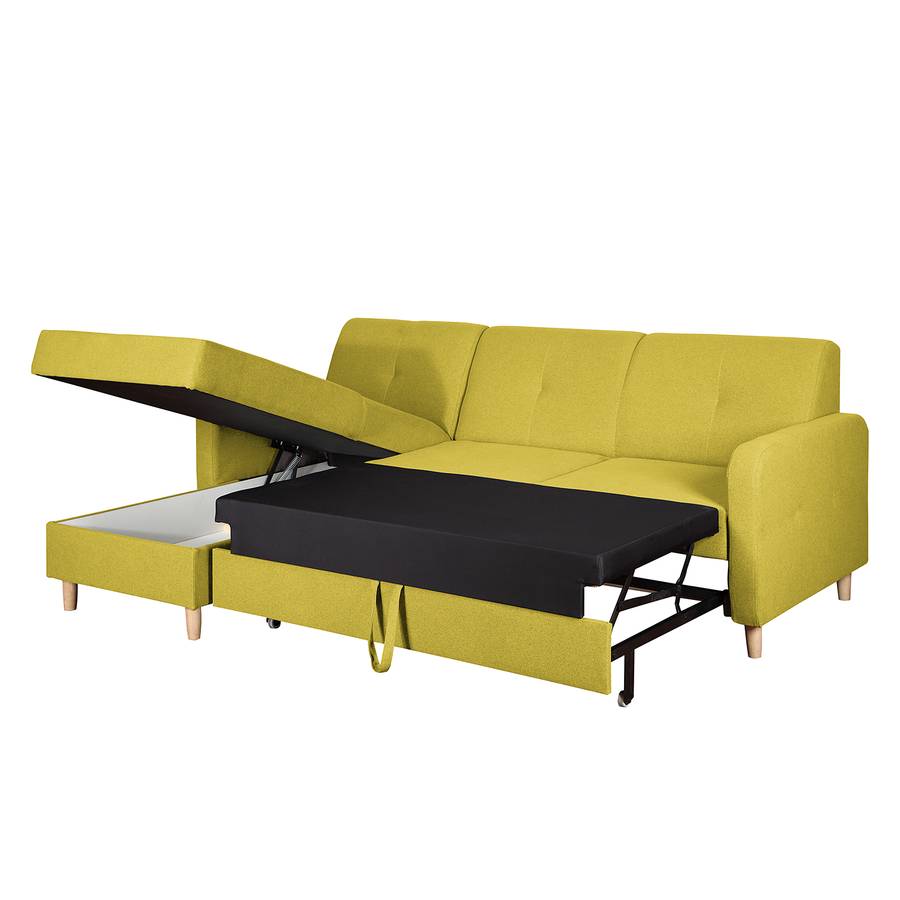 Beidseitig Clintwoodmit SchlaffunktionWebstoff Longchair MontierbarMaisgelb Ecksofa 7gvbfY6y
