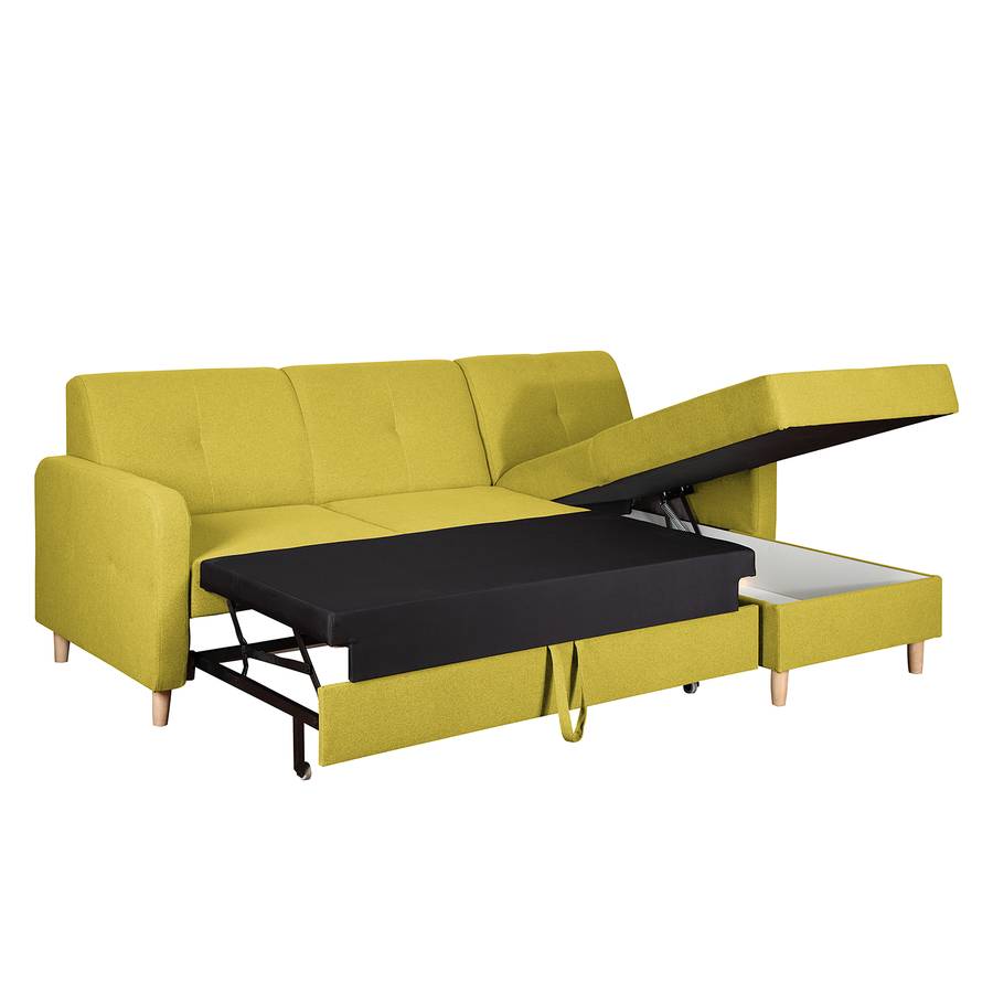 Beidseitig Clintwoodmit SchlaffunktionWebstoff Longchair MontierbarMaisgelb Ecksofa 7gvbfY6y