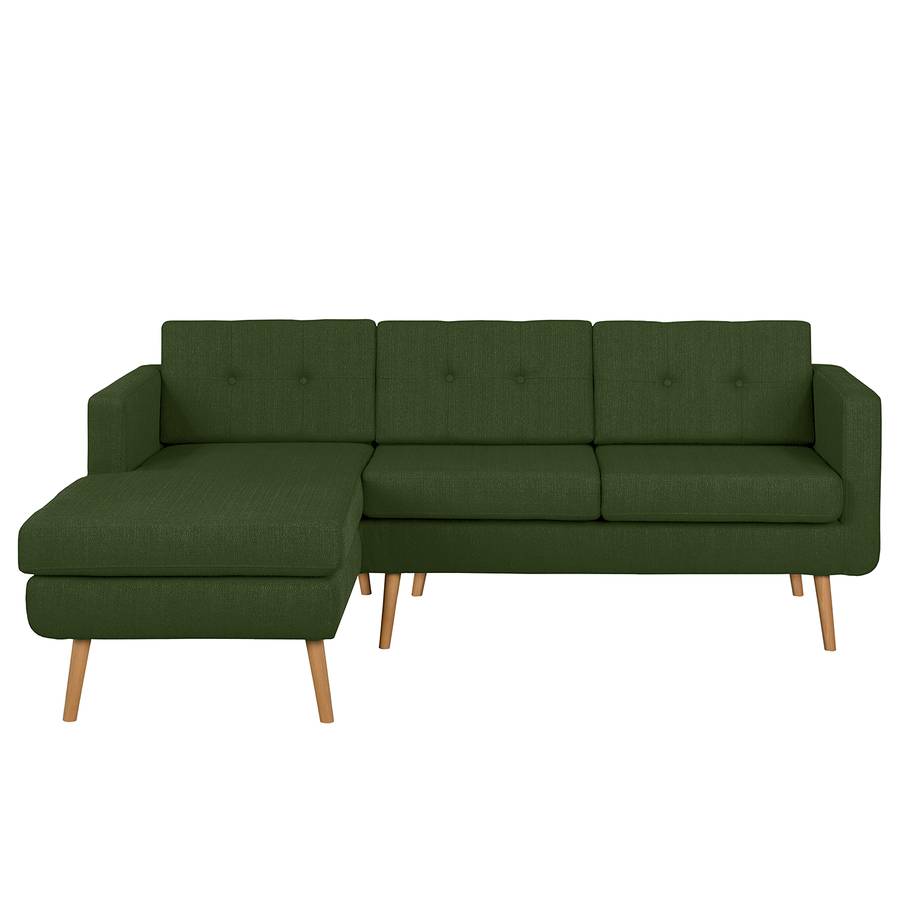 Davorstehend Hocker AntikgrünLongchair Ohne Links Ecksofa Croom 8nOvNm0w