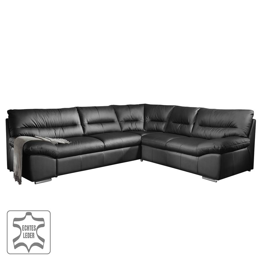 Ecke Schwarz Doug Davorstehend Rechts Ecksofa Echtleder erdCxBo