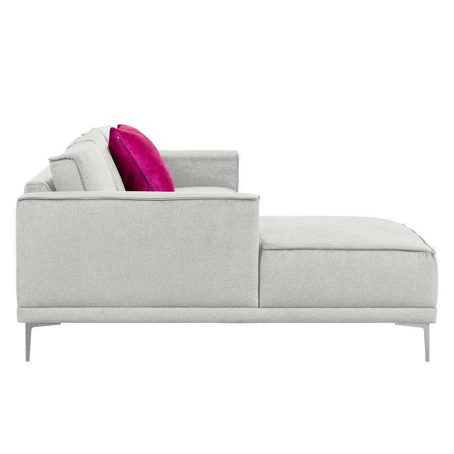 Links Ecksofa Grapefield GrauLongchair Davorstehend Webstoff pzGSUVqM