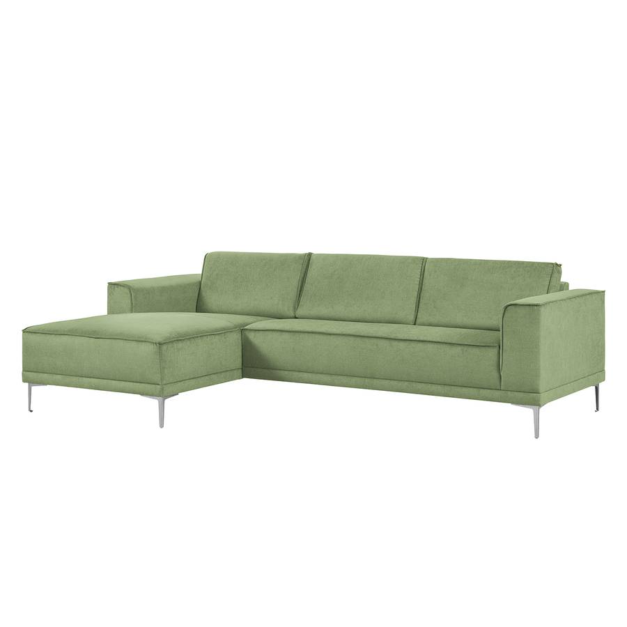Grapefield Ecksofa Davorstehend Webstoff KhakiLongchair Links 6vYfIb7gym