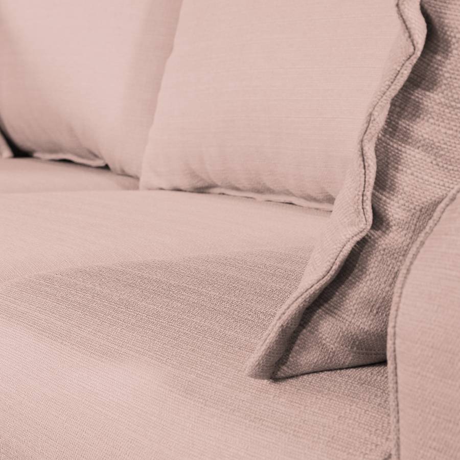 Strukturstoff Links Ecksofa Davorstehend MauveLongchair Greeneville IEWH9D2