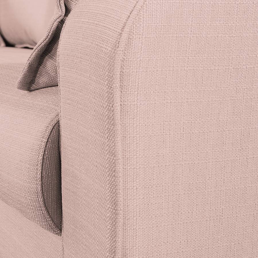 Strukturstoff Links Ecksofa Davorstehend MauveLongchair Greeneville IEWH9D2