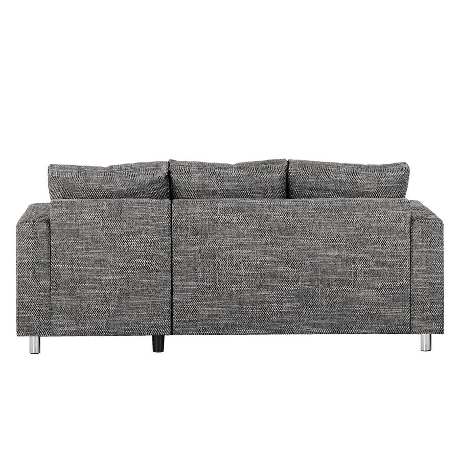 Ecksofa SchwarzLongchair Strukturstoff Davorstehend Greenwood Rechts n0kXON8PZw