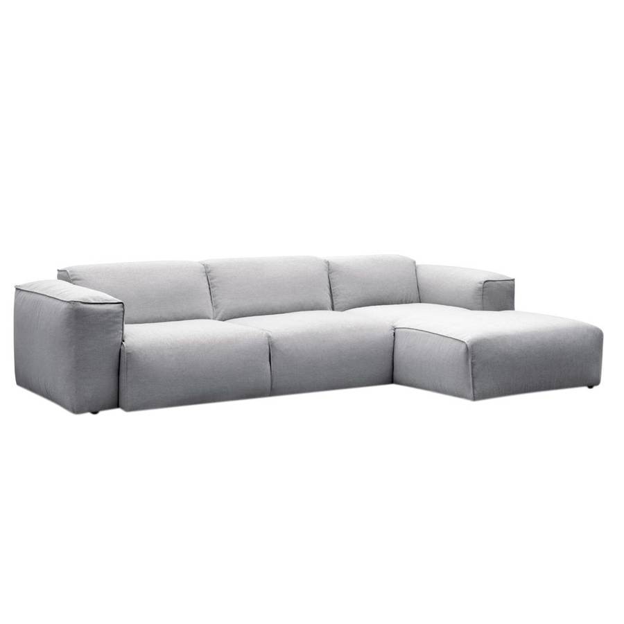 Iv ClairMéridienne Canapé D'angle Tissu Droitevue De SaiaGris Courte À Face Hudson xoeWBrdC