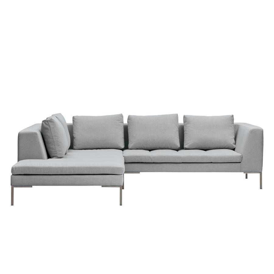 Webstoff Stoff Anda Madison Links I IiSilber255 Ecksofa Cm Davorstehend Ottomane SzMLqUVGp