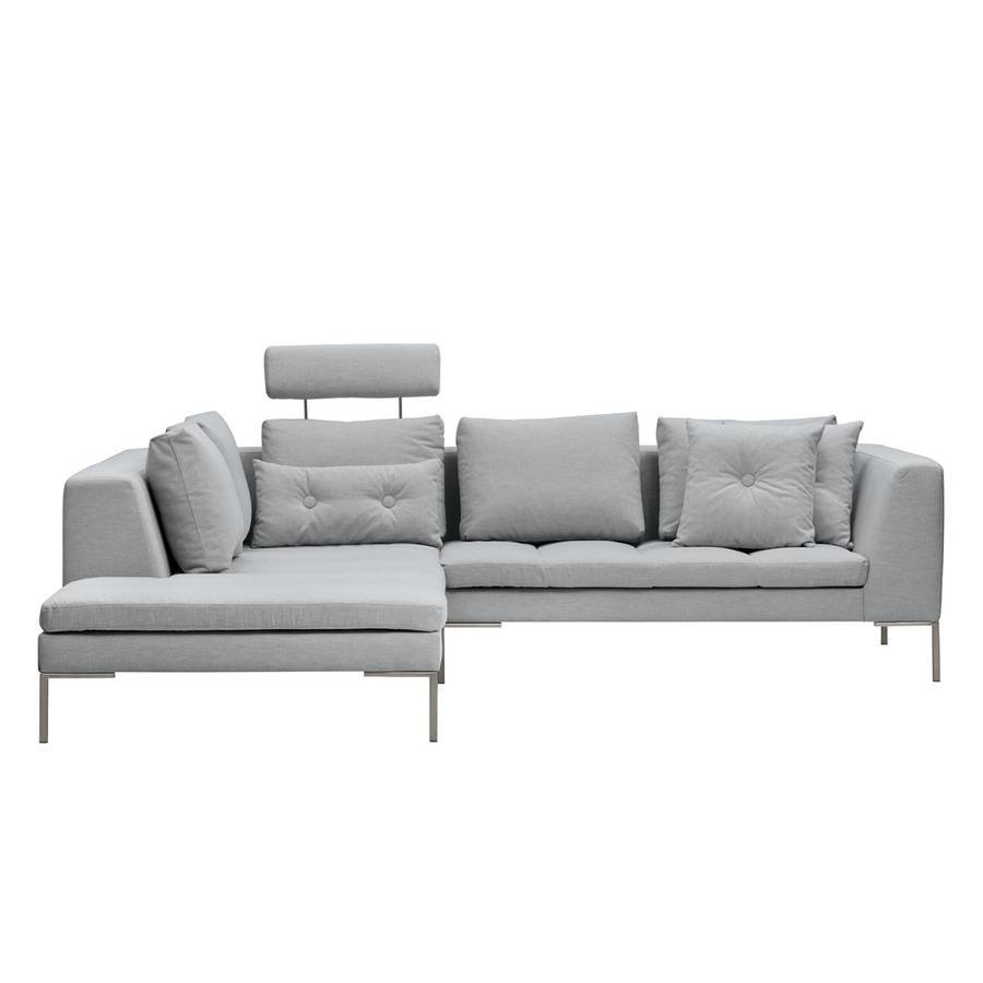 Webstoff Stoff Anda Madison Links I IiSilber255 Ecksofa Cm Davorstehend Ottomane SzMLqUVGp