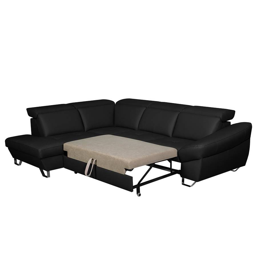 D'angle Ii Longue Couchageutilisation Occasionnelle De Saltia Canapé NoirMéridienne Lit FaceCoffre À Gauchevue Fonction sthdrCQx