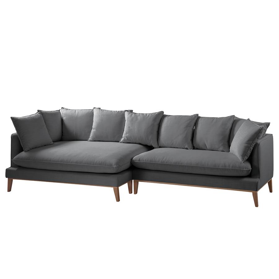 FaceTissu Canapé Longue À MoreteyGris D'angle De Xl Lavina Méridienne Gauchevue rBQoedCxW