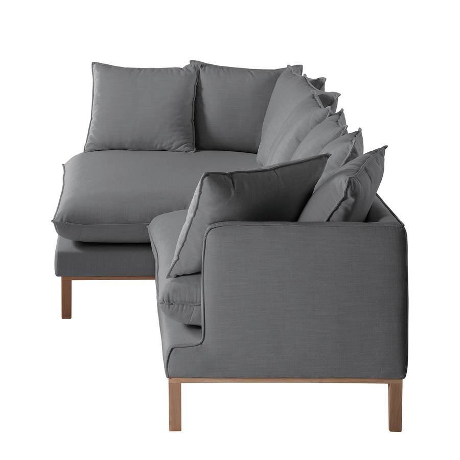 FaceTissu Canapé Longue À MoreteyGris D'angle De Xl Lavina Méridienne Gauchevue rBQoedCxW