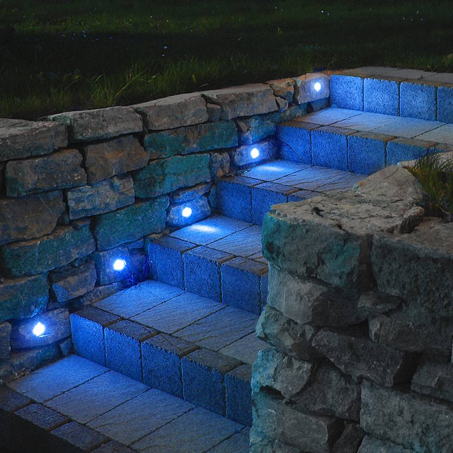 10er blau Einbauleuchte 1 30 flammig SetEdelstahl Cosa PkXZuTlwOi