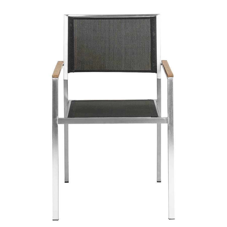 Exklusiv Xv Teck MassifTextileNoir De Jardin Ensemble Teakline LAR543j